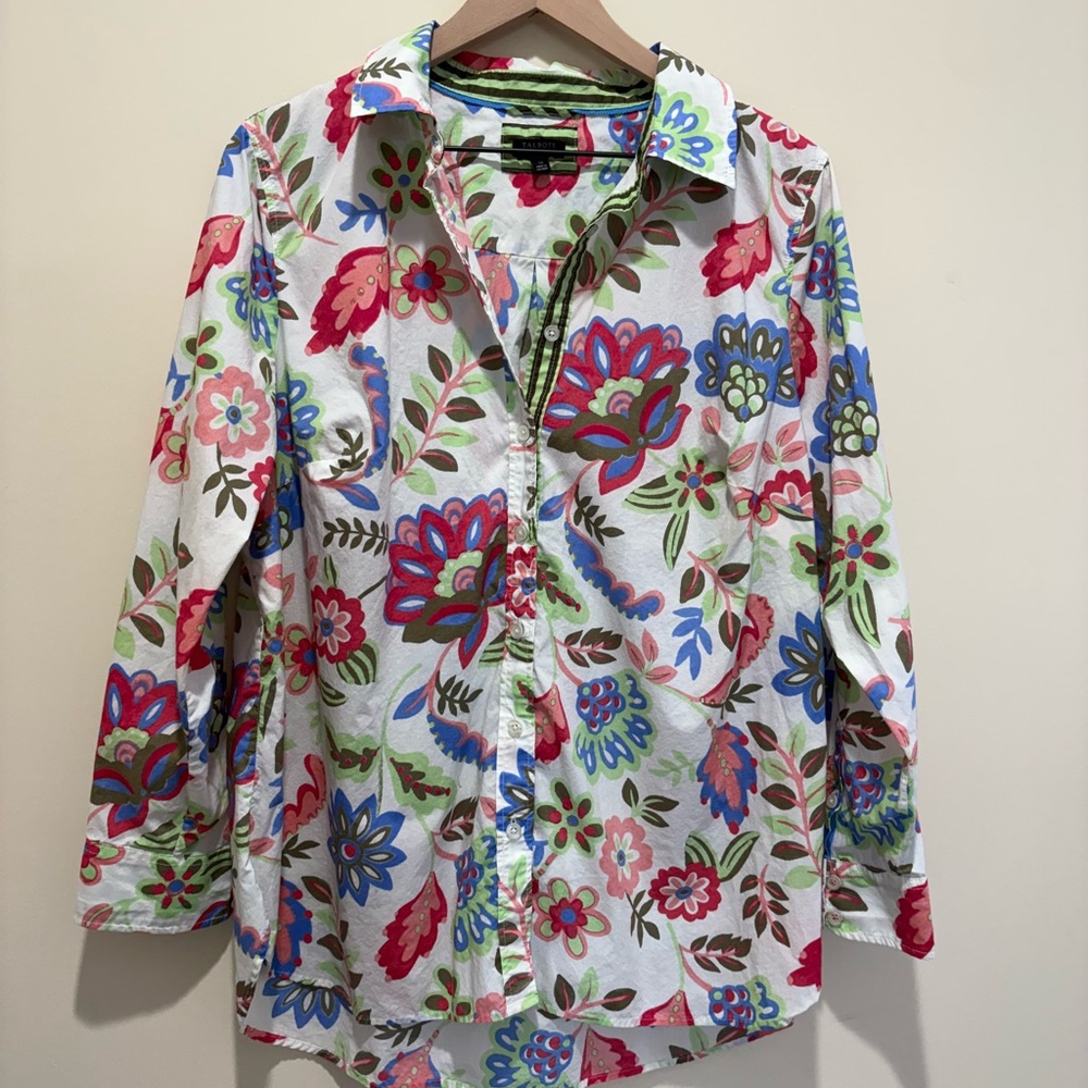 Talbots Plus Women’s Button Down Top - image 3